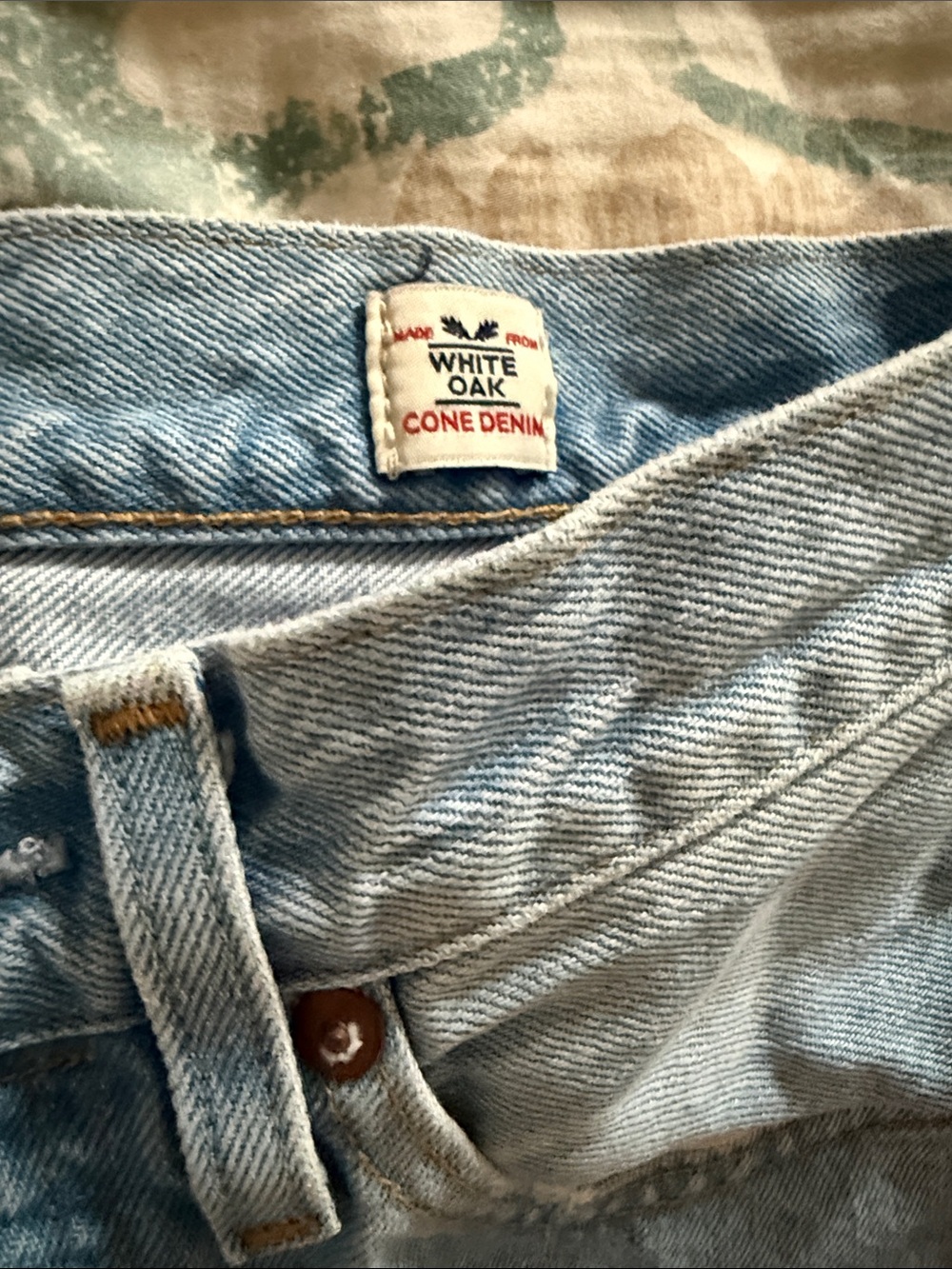 Women's High-Rise Light Blue Cone Denim Jeans
